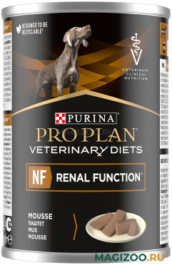 Влажный корм (консервы) PRO PLAN VETERINARY DIETS NF RENAL для взрослых собак при хронической почечной недостаточности 400 гр (400 гр)