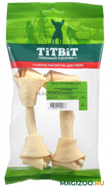 Лакомство TIT BIT для собак кость узловая № 4 2 шт 57 гр (1 шт)