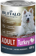 MR.BUFFALO ADULT DOG TURKEY для взрослых собак всех пород с индейкой (400 гр)