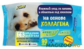 Влажные салфетки для базового ухода для собак и кошек Premium Pet Japan для ухода за лапами и областью под хвостом 90 шт (1 шт)