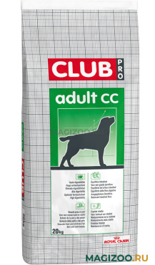Сухой корм ROYAL CANIN CLUB ADULT CC для взрослых собак всех пород (20 кг)