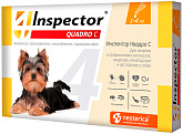 INSPECTOR QUADRO C капли для собак весом до 4 кг против внутренних и внешних паразитов (1 пипетка)