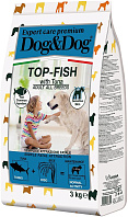DOG&DOG EXPERT PREMIUM TOP-FISH для взрослых собак всех пород с тунцом (3 кг)