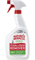 8 in 1 Nature’s Miracle Remover Spray спрей уничтожитель пятен и запахов для кошек  (945 мл)