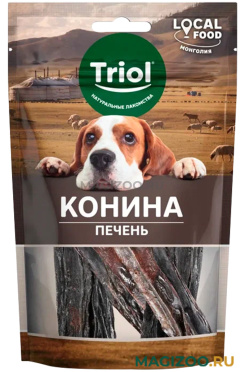 Лакомство TRIOL LOCAL FOOD для собак конина печень (50 гр)