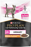 PRO PLAN VETERINARY DIETS UR ST/OX URINARY для взрослых кошек при мочекаменной болезни с курицей пауч (85 гр)