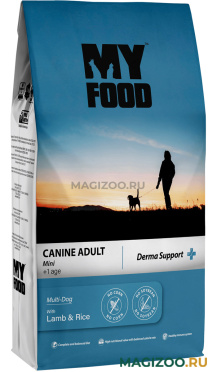 Сухой корм MYFOOD CANINE ADULT MINI LAMB & RICE для взрослых собак маленьких пород с ягненком и рисом (2,5 кг)