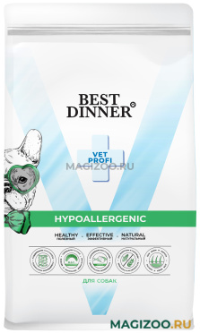 Сухой корм BEST DINNER VET PROFI HYPOALLERGENIC для взрослых собак всех пород при пищевой аллергии (12 кг)