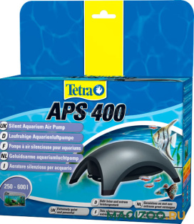 Компрессор Tetra APS 400 для аквариума 250 - 600 л, 400 л/ч, 4,5 Вт черный (1шт)