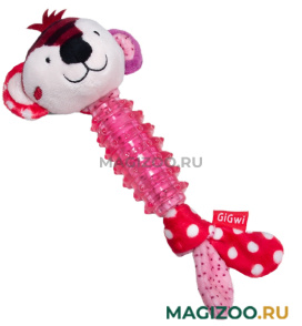 Игрушка для собак GiGwi Suppa Puppa Обезьяна с пищалкой 15 см (1 шт)