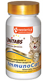 UNITABS IMMUNOCAT витаминно-минеральный комплекс для взрослых кошек с Q10 и таурином (120 т)