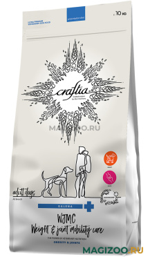 Сухой корм CRAFTIA GALENA ADULT DOG WEIGHT & JOINT MOBILITY CARE для взрослых собак для снижения веса и поддержки здоровья суставов (10 кг)