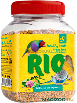 RIO HEALTHY SEEDS лакомство для всех видов птиц полезные семена (240 гр)