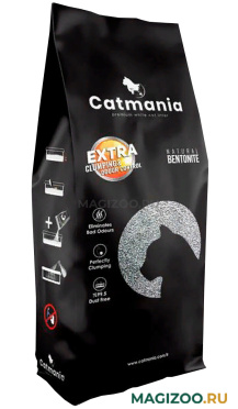 CATMANIA EXTRA CAT LITTER SODIUM наполнитель комкующийся для туалета кошек без запаха (18 л)