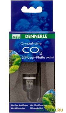 Диффузор для нано аквариумов Dennerle CO2 Diffusor-pipe Mini crystal (1 шт)