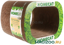HOMECAT когтеточка тоннель картонная Кошачья радость большая 39х29,5х35 см (1 шт)