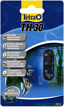 TETRA TETRATEC TH30 – Тетра точный жидкокристаллический термометр для аквариума (1 шт) 