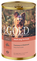 NERO GOLD ADULT DOG STRIP BEEF STEAK для взрослых собак говяжьи отбивные (415 гр)