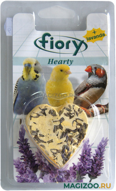 FIORY HEARTY BIG – Фиори минеральный камень в форме сердца для крупных птиц (100 гр)