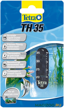 TETRA TETRATEC TH35 – Тетра точный жидкокристаллический термометр для аквариума (1 шт) 