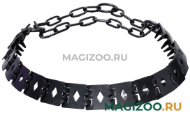 Ошейник строгий пластинчатый Дарэлл вороненый (50 см УЦ) 