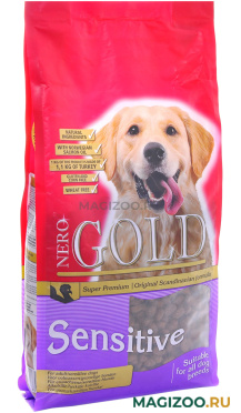Сухой корм NERO GOLD DOG ADULT SENSITIVE TURKEY для взрослых собак всех пород при аллергии с индейкой и рисом (2,5 кг)