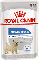 ROYAL CANIN LIGHT WEIGHT CARE диетический для взрослых собак всех пород паштет пауч (85 гр)