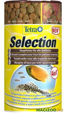 TETRA SELECTION корм для тропических рыб 4 в 1 (250 мл )