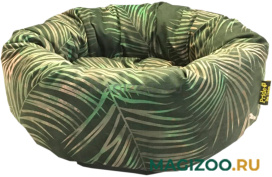 PRIDE лежак ватрушка Джангл темно-зеленая 53 х 53 х 20 см (1 шт)