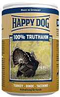 HAPPY DOG 100 % мясо для взрослых собак с индейкой  (400 гр)