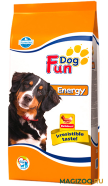Сухой корм FUN DOG ENERGY для активных взрослых собак всех пород с курицей (20 кг)
