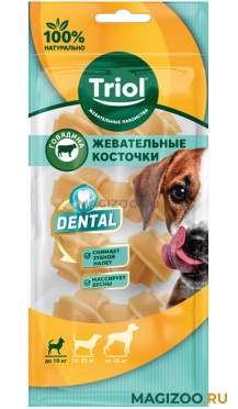 Лакомство TRIOL для собак кость узловая (6 см)
