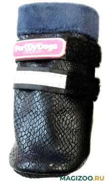 FOR MY DOGS сапоги для собак зимние черные FMD666-2020 BL (0)