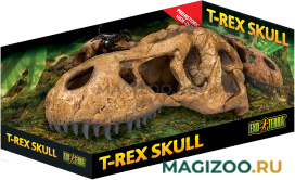 Укрытие декорация для террариума Exo Terra Череп тираннозавра Рекса (1 шт)