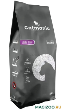 CATMANIA LAVANDER наполнитель комкующийся для туалета кошек с ароматом лаванды (20 л) 
