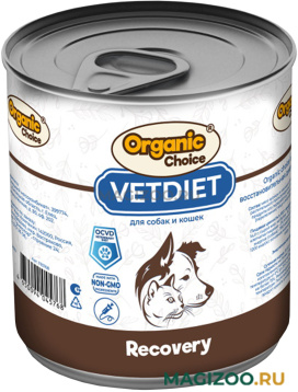 Влажный корм (консервы) ORGANIC CHOICE VET RECOVERY для собак и кошек восстановительная диета (340 гр)
