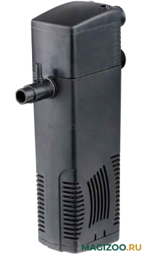 Фильтр внутренний SunSun с поворотной дождевой флейтой картридж губка/уголь для аквариума 40 – 120 л, 600 л/ч, 8 Вт (1 шт)