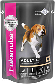 EUKANUBA DOG ADULT LAMB для взрослых собак с ягненком в соусе пауч (100 гр)