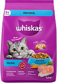 WHISKAS АППЕТИТНЫЙ ОБЕД для взрослых кошек c лососем с нежным паштетом (1,3 кг)
