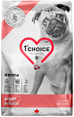 1ST CHOICE CARE DOG ADULT ALL BREEDS DERMA беззерновой для взрослых собак всех пород с чувствительной кожей с лососем (2 кг)
