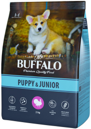 MR.BUFFALO PUPPY & JUNIOR для щенков всех пород с индейкой (2 кг)