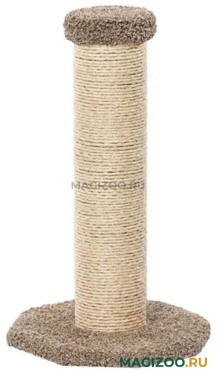 Когтеточка Столбик мощный Пушок ковролин капучино (1 шт) 
