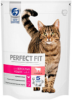PERFECT FIT ADULT для взрослых кошек с говядиной (0,65 кг)