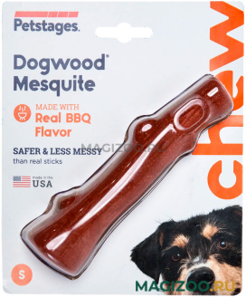 PETSTAGES игрушка для собак MESQUITE DOGWOOD с ароматом барбекю маленькая 16 см (1 шт)