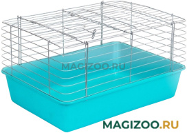 Клетка для морских свинок Eco Марта 1 бирюзовая 30,5 х 42,5 х 23,5 см (1 шт)