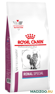 Сухой корм ROYAL CANIN RENAL SPECIAL RSF 26 для привередливых кошек при хронической почечной недостаточности (0,4 кг)