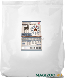 Сухой корм ZOOGURMAN SENSITIVE для взрослых собак средних и крупных пород при аллергии с ягненком и рисом (20 кг)
