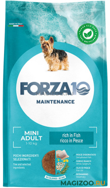 Сухой корм FORZA10 DOG MAINTENANCE ADULT MINI для взрослых собак маленьких пород с рыбой (4 кг)