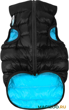Куртка для собак Collar AiryVest двусторонняя черно-голубая (S30)