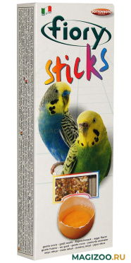 FIORY STICKS – Фиори палочки-лакомство для волнистых попугаев с яйцом (60 гр)